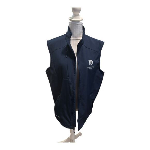 Eddie Bauer Diversified Energy Navy Blue Vest Size L - Picture 1 of 4